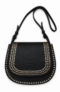 Cartera de Mano B&S - Negra con Tachas