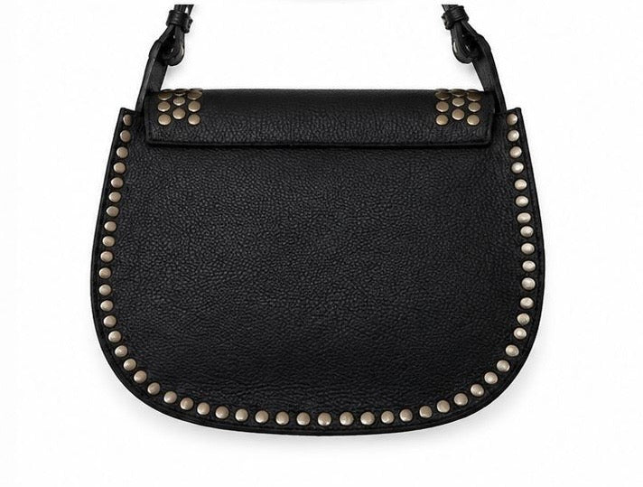 Cartera de Mano B&S - Negra con Tachas