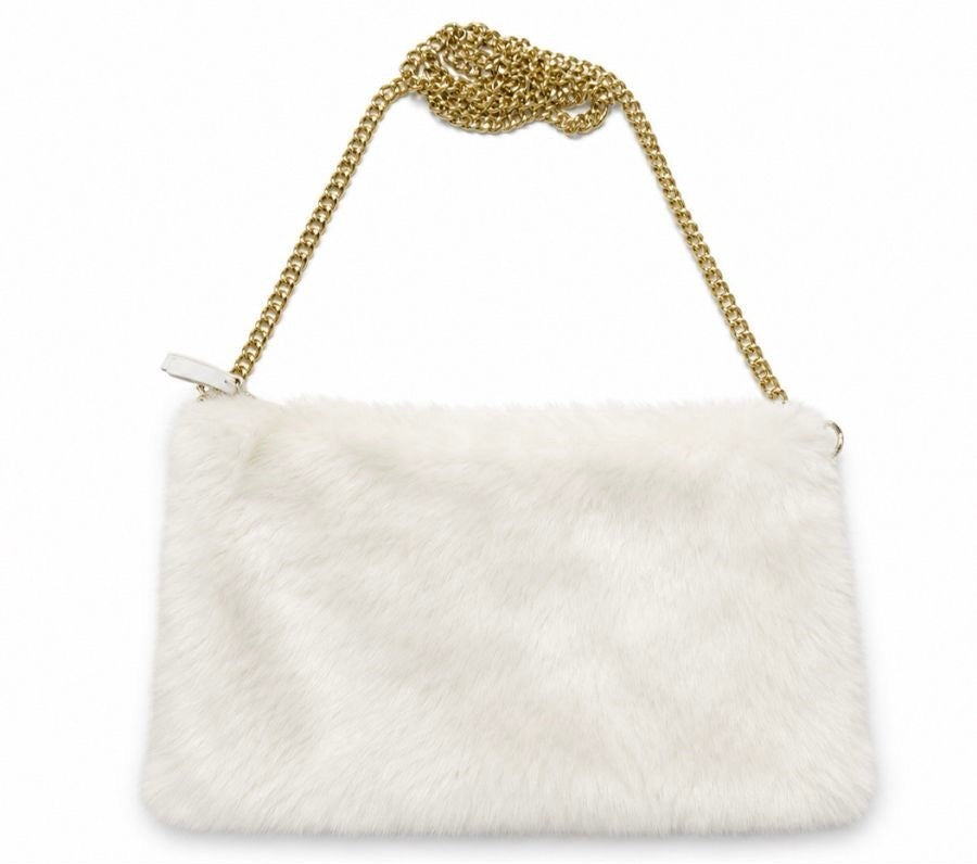 Bolso Sobre Forever 21 - Blanco Peluche