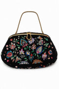 Clutch Vintage Bordado Floral - Hecho en Francia