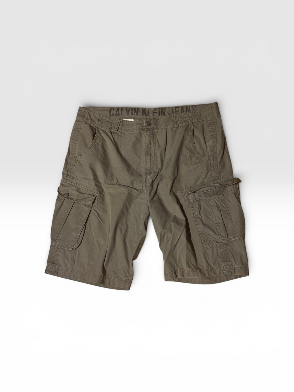 Short Calvin Klein Verde Oscuro - Estilo Jean