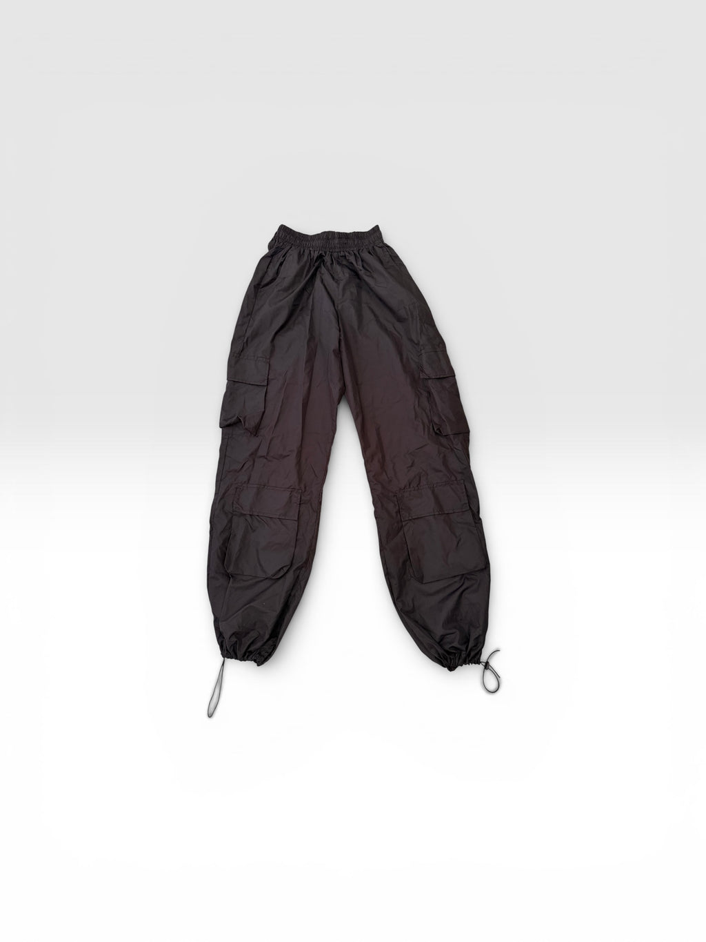 Pantalón Parachute Cargo Negro