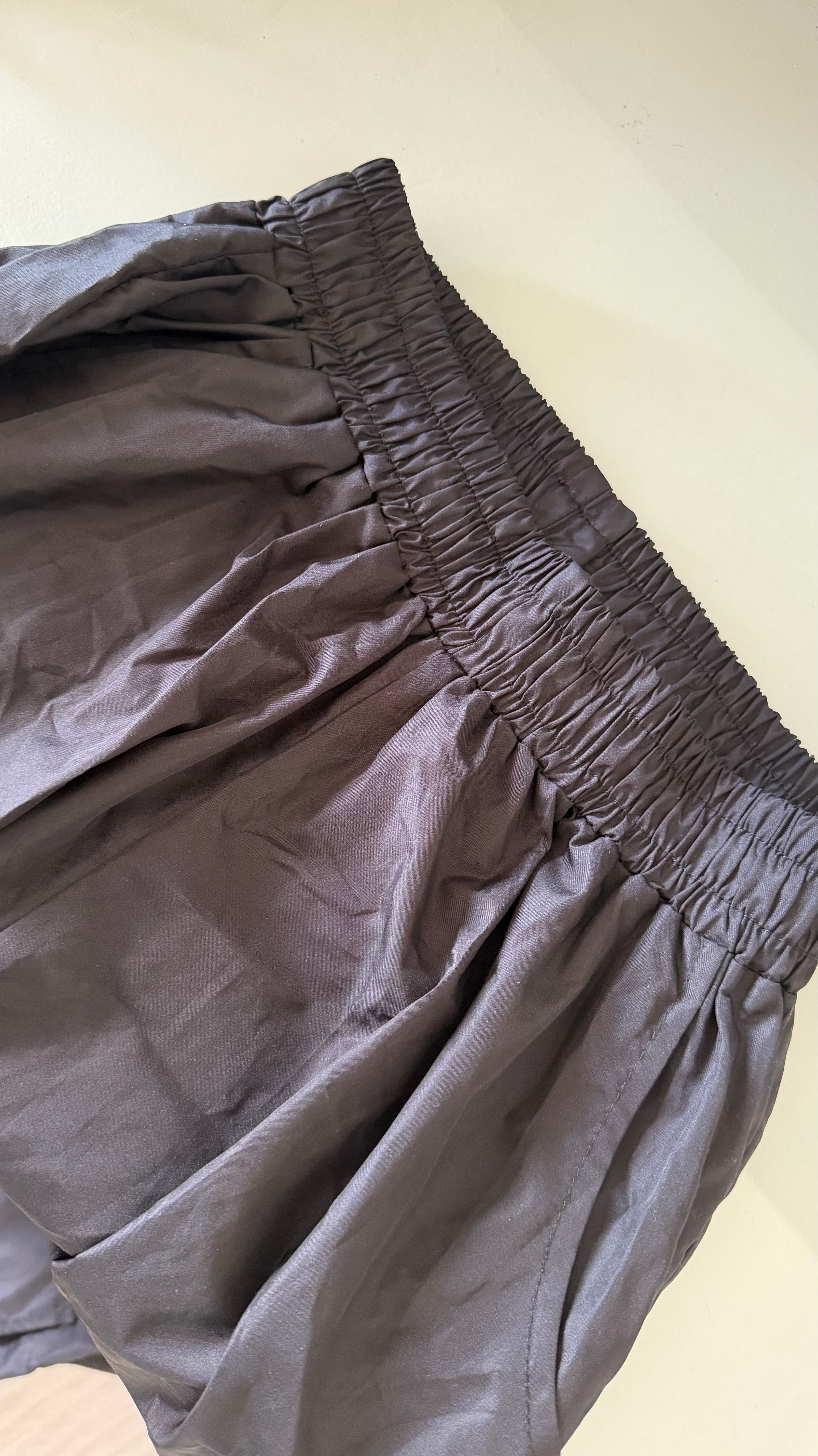 Pantalón Parachute Cargo Negro