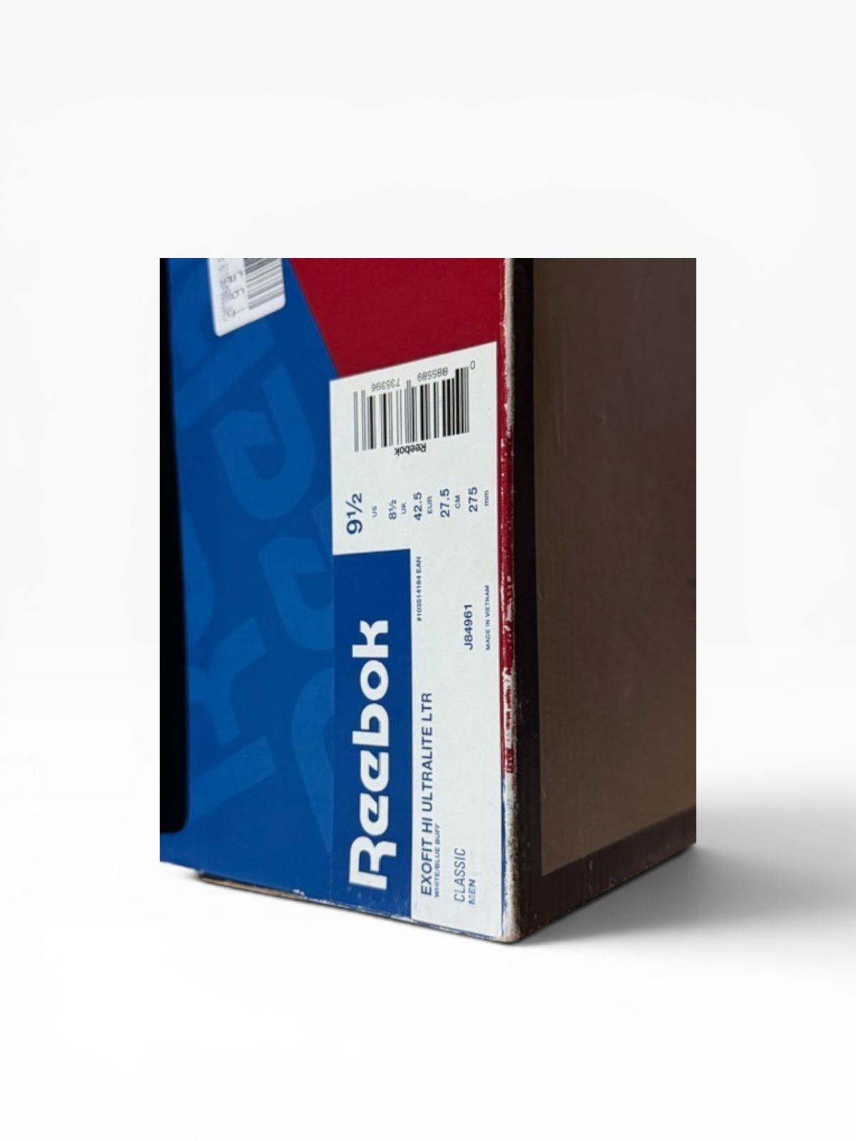 Zapatillas Reebok Blanco y Azul - Talle 41.5